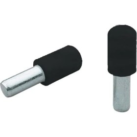 Resim Ayder 1807-3 Plastik Başlı Metal Raf Pimi Siyah (25 Adet) 