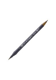 Resim Zig Art&Graphic Twin Rb+F Çift Uçlu Çizim Kalemi 071 Mid Brown 