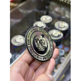 Resim Komando Pazarı "korku Nedir Bilmeyiz Biz Dağların Erleri" Yazılı 3D Kamuflaj Arma Patch(Peç) Arkası Cırtlı 