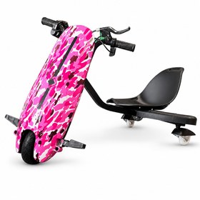 Resim Citymate Elektrikli Drift Car Graffiti Desenli Pembe 