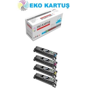 Resim EKO KARTUŞ Hp 122a-q3960a-61a-62a-63a UyumluToner Setı-2550-2800-2820-2830 