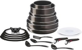 Resim Tefal Ingenio XL Intense 19 Parça Titanyum Tencere Tava Seti |2X Kaplama |Yapışmaz Tencere Seti | İndüksiyonlu |Çıkarılabilir Sap 