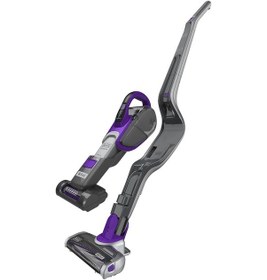 Resim Black Decker SVJ520BFSP-QW 2 in 1 Turbo Pet Başlıklı Şarjlı Dikey Süpürge 