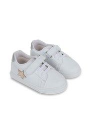 Resim First Step Gümüş Yıldızlı Cırt Cırtlı Kız Çocuk Günlük Sneaker Spor Ayakkabı-s-1000 