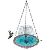 Resim Ankatek Güneşli Kuş Banyosu Çeşmesi - Mor, Asılı, Açık Hava 