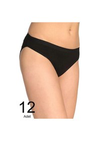 Resim 0635 Suyolu Bikini Kadın Bikini 12 Adet Siyah 
