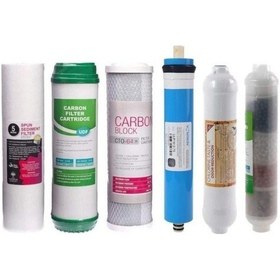 Resim Sulook Su Arıtma Cihazı Filtresi 6 Lı Filtreli 9 Aşamalı Vontron Membran Filtre Seti 