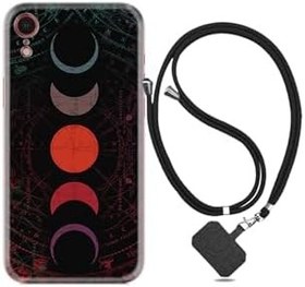 Resim kilifland Apple Iphone Xr ile Uyumlu Kılıf Silikon Desen Boyun Askılı Epiclys 1645 