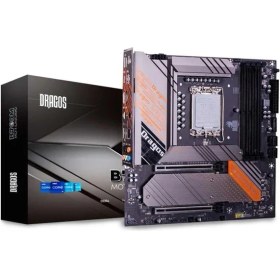 Resim Daisy Home Dragos Dragmode B760M D4PRO Sata,m2 Ddr4 4000MHZ Usb3.2 Type C Dp HDMI Ses 2.5gbe Lan 1700P Atx Anakart 