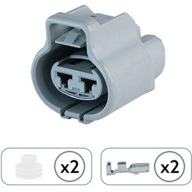 Resim Radyatör Soğutma Fanı Soketi 2 Pin Kablosuz 