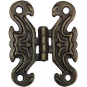 Resim Skygo Dekoratif Sac Kelebek Menteşe - Küçük, Antik, 100 Adet 