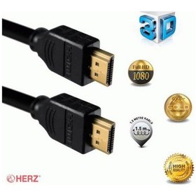 Resim Hdmi Kablo Erkek Erkek 50 Cm Kısa Kablo Altın Uç 2160P Destekler 