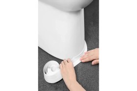 Resim 3.2 mt Su Sızdırmaz Tuvalet Banyo Mutfak Bandı Lavabo Küvet ve Pencere Izolasyon Yalıtımı Beyaz Bant 