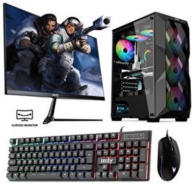 Resim İzoly Togetic X AMD Ryzen 7 3700X 24" 16 GB RAM 512 GB M.2 NVMe SSD 8 GB RT580 FreeDOS Masaüstü Oyun Bilgisayarı 