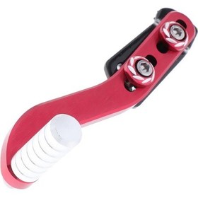 Resim Suntek Motosiklet Için Cnc Alaşım Katlanır Vites Kolu Kırmızı 