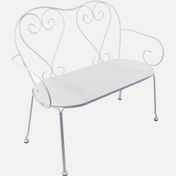 Resim Sunfun Steel Metal Bahçe Bankı Beyaz 