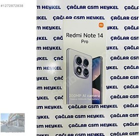 Resim Xiaomi Redmi Note 14 Pro TR | 256 GB | Siyah 
