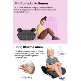 Resim Motto Yükseltici 15 36 Kg Yükseltici Oto Koltuğu Ultra Comfort Yükseltici 