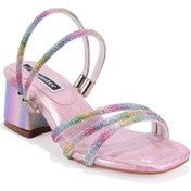 Resim Dagoster Dja76-ask16 Gökkuşağı Ortopedik Kız Çocuk Abiye Ayakkabı Gökkuşağı 