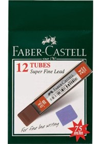 Resim Faber-Castell Super Fine 0.5 MM 2B 75 MM Kalem Ucu 12'li 