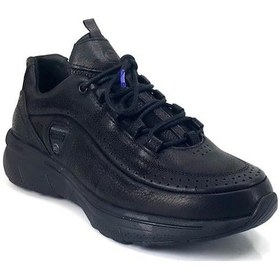 Resim Mammamia 3545 Hakiki Deri Günlük Kadın Ayakkabı-siyah Nubuk Siyah Nubuk 