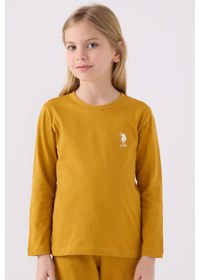 Resim U.s. Polo Assn Kız Çocuk Sarı Pijama Takımı 5274-46854 Sarı 