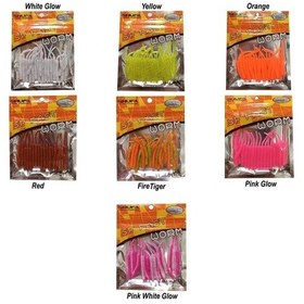 Resim Shufa Fast Worm 5.2cm Lrf Silikon Yem 18'li Paket 