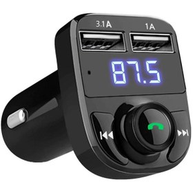 Resim Factorial Araba Fm Transmitter Cihazı Oto Çakmaklık Şarj Aleti Usb Girişli Araç Bluetooth Mp3 Çalar Kit 