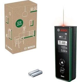 Resim Bosch Home & Garden Zamo Lazerli Uzaklık Ölçer (25M Çalışma Alanı, 4 Sn. Ölçme Süresi, 2 x Aa Pil, Karton Kutu) 