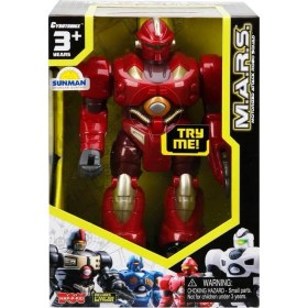 Resim Sunman M.a.r.s. Sesli ve Işıklı Yürüyen Robot 18 cm 