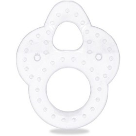 Resim Mamajoo Silikon Bebek Diş Kaşıyıcı, 2 Halkalı, Hassas Diş Etleri Şeffaf 