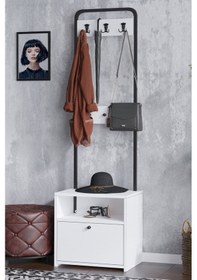 Resim Decormet Tina Vestiyer Dec0095 Beyaz Beyaz 