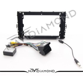 Resim NAVİDİAMOND NAVIDIAMOND VOLKSWAGEN UNIVERSAL ANDROID TEYP ÇERÇEVE (10 INCH) - SOKET - CANBUS 
