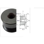 Resim VALEO 588007 ALTERNATÖR KASNAĞI ASTRA G VECTRA C CORSA C 