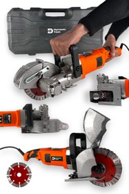 Resim DynamicTech Profesyonel Elektrikli Duvar Oluk Makinesi Kanal Açma Yerleştirme Makinesi 