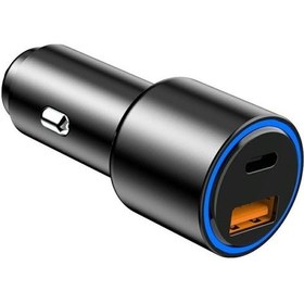 Resim Prestigegoods 36w Qc3.0 Metal Çift Port Araç Şarj Cihazı, Otomobil Electronic Şarj Aparatı, Güçlü Bağlantı, Güvenli Kullanım 