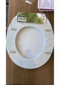 Resim Lüks Klozet Kapağı Desenli Düz Kalın Süngerli Royaleks-14054 Çok Renkli 