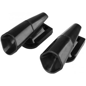 Resim Besthome1 Arac İçin Ultrasonik Hayvan Kovucu, Led Işıklı, Yüksek Hava Akışlı Güvenlik Sistemi 2 Adet Siyah 