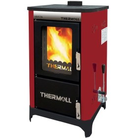 Resim Thermoll T-25 Mimoza Mini Şömineli Kalorifer Sobası - 29 kW 