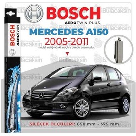 Resim Mercedes A150 W169 Muz Silecek Takımı 2005-2011 Bosch Aerotwin 