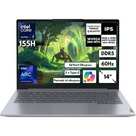 Resim Lenovo ThinkBook 14 G7 IML 21MR0050TRHMF50 Ultra 7-155H 32 GB 1 TB SSD 14" W11H Dizüstü Bilgisayar 