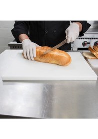 Resim Türkay Polietilen Kesme Tahtası, Kesim Levhası Beyaz 30X50X2 Cm 