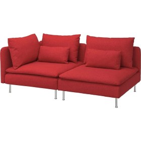 Resim IKEA Kırmızı Konforlu Kanepe - 3'lü Kanepe 