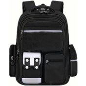 Resim Yifomall Kız Çocuk 3-6 Yaş Okul Çanta, Kolay Taşınabilir, Dayanıklı Malzeme, Outdoor Etkinlikler İçin, Siyah Büyük Boy, 3 Kart + Pendan + 6 Rozet 