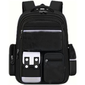 Resim Yifomall Kız Çocuk 3-6 Yaş Okul Çanta, Kolay Taşınabilir, Dayanıklı Malzeme, Outdoor Etkinlikler İçin, Siyah Büyük Boy, 3 Kart + Pendan + 6 Rozet 