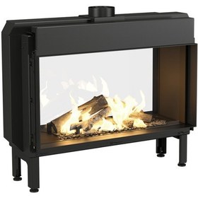 Resim VOURLA 100 TUNEL CAM AÇIK GAZLI ŞÖMİNE 