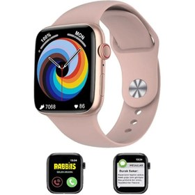 Resim Tekno Trust 2 Yıl Apple iPhone 13 Pro Uyumlu Akıllı Saat Konuşma Özellikli Watch 45 mm Siyah 300-400 Mah Yo 