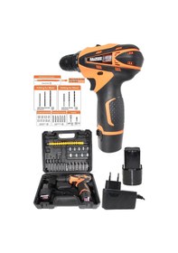 Resim Bulldozer Şarjlı Çift Akülü 24 Setli Şarjlı Vidalama Taşıma Çanta 