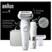 Resim Braun Silk-Epil 9 9-341 Kalıcı Pürüzsüz Cilt + FS1000 Islak ve Kuru Epilatör 