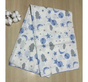 Resim PremiumPort Yumuşak Çok Amaçlı Müslin Örtü 80X90 cm Bebek ve Çocuklar Için 